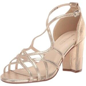 Touch Ups by Benjamin Walk Lupe Sandals Champagne 6.5M Dressy Wedding NEW IN BOX